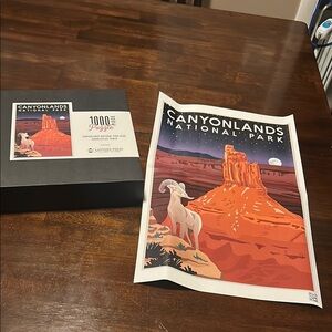 Canyonlands National Park Utah Candlestick Tower puzzle by Lantern Press used